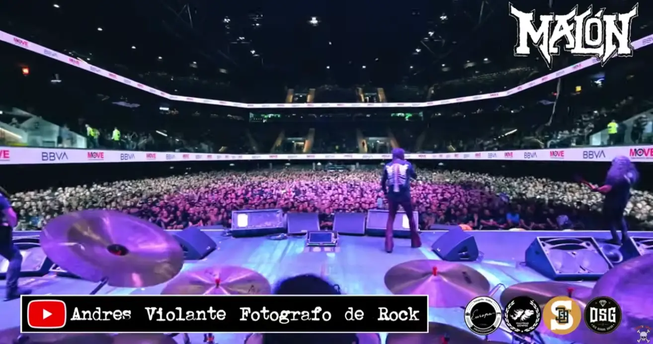 Malón – Backstage con Iron Maiden